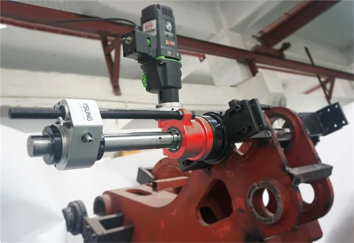 TDG50IMP Line Boring Diameter Reaches 35-400mm Portable On Site Boring Machine Tool Worn Holes Repair