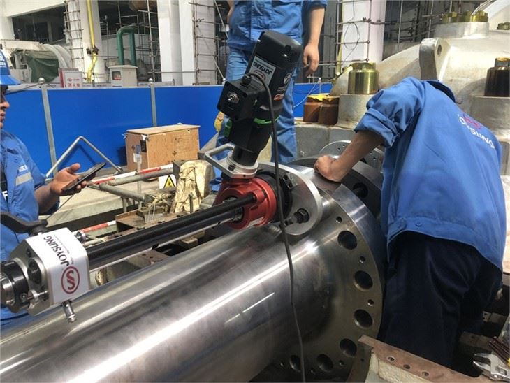 TDG50IMP Line Boring Diameter Reaches 35-400mm Portable On Site Boring Machine Tool Worn Holes Repair