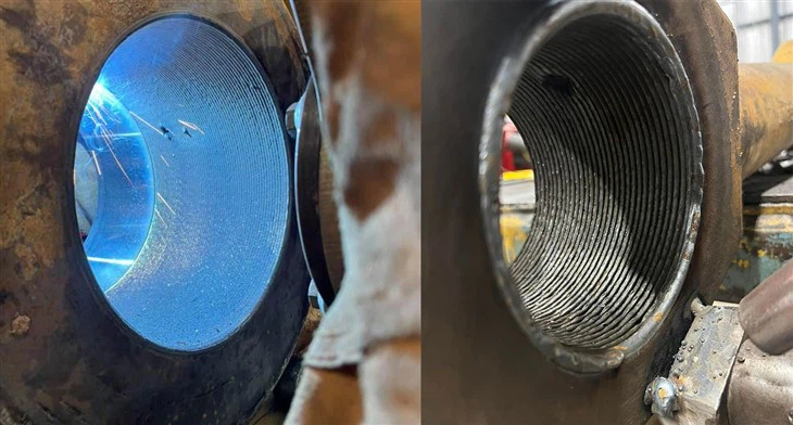 Bærbar linjebore- og sveisemaskin